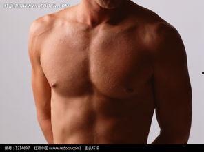 男胸肌图片,力量与线条的完美融合
